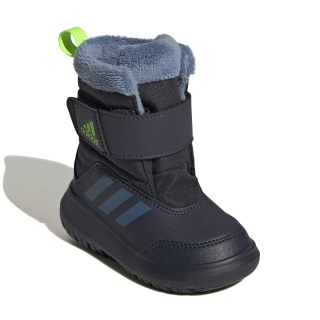 adidas Winterstiefel Winterplay I (Nylon, Futter, Schmutzfang, Klettverschluss) dunkelblau Kleinkinder